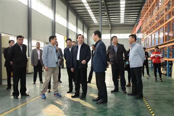 徐州市市长周铁根一行莅临信然空压机厂考察指导工作