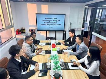 斯里兰卡（Sri Lanka）代理商出访信然集团第三站：上海信然压缩机有限公司