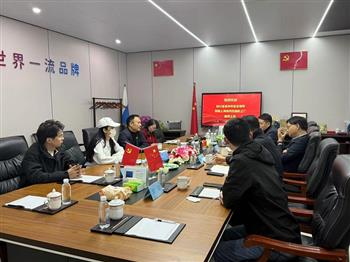 成都崇州市领导莅临信然压缩机考察