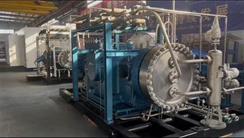 信然大型高压活塞式氢气压缩机发货啦，助力国家重点氢能管线压缩输送项目！