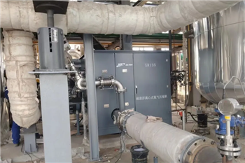 信然多台套超高温防爆风机/压缩机安装现场（温度高达780℃）